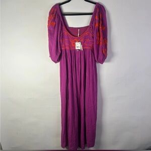 NWT Free People Wedgewood Maxi Dress